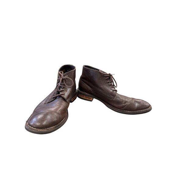 Cole Haan Mens Brown Leather Chukka Boots Size 11M - Picture 1 of 11